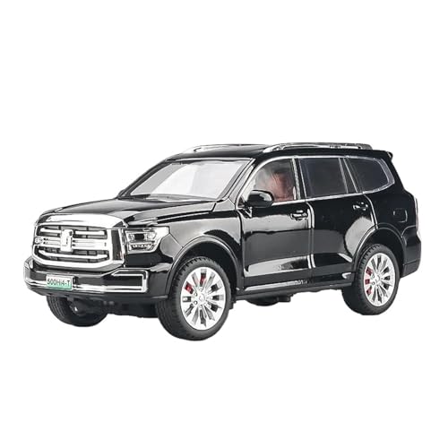 Für Tank 500 Hi4-T SUV 1:24 Micro Car Alloy Dirt Bike Modellsimulation Sound- Und Lichtsammlung Dekoration(Black) von AQMUZE
