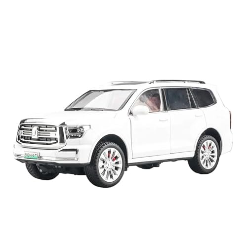 Für Tank 500 Hi4-T SUV 1:24 Micro Car Alloy Dirt Bike Modellsimulation Sound- Und Lichtsammlung Dekoration(White) von AQMUZE