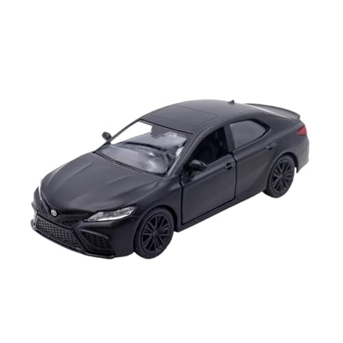 Für Toyota Camry Legierung Automodell 1:36 Fünf Zoll Mit Pop-up-Tür Simulation Tür Rebound(Matte Black) von AQMUZE
