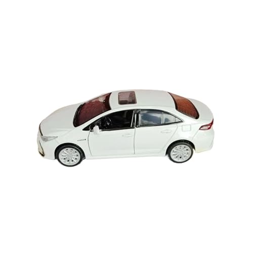 Für Toyota Corolla 1:33 Druckgusslegierung Auto Hybrid Modell Sammlung Geburtstagsgeschenk(White) von AQMUZE