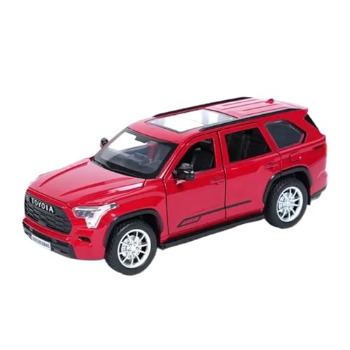 Für Toyota Sequoia-SUV 1/24 Legierung Druckguss Metall Modell Simulation Serie Sammlung Dekoration(Red) von AQMUZE