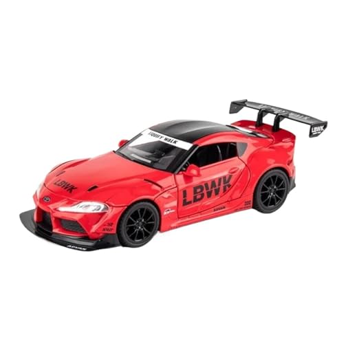 Für Toyota Supra Track 1:24 Legierung Auto Modell Sammler Souvenir Sound & Licht Simulation Fahrzeug Für Toyota Supra Track 1:24 Legierung Auto Modell Sammler Souvenir Sound & Licht Simulation Fahrzeug von AQMUZE