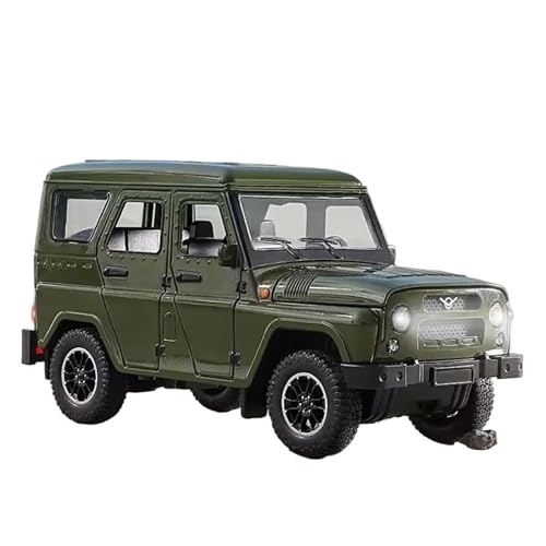 Für UAZ Hunte 1:32 Legierung Automodell Simulierte Metallgeschenke(Green) von AQMUZE
