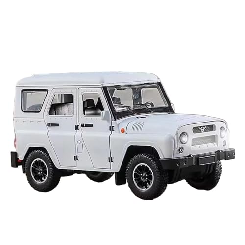 Für UAZ Hunter 1:18 Druckguss-Metallautomodell Sammlergeschenke(White) von AQMUZE