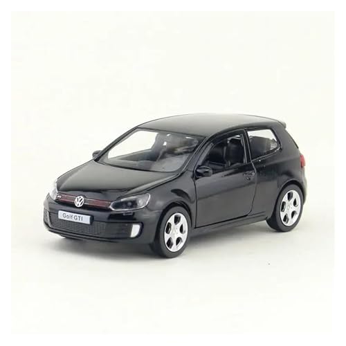 Für VW Golf 6 Volkswagen Maßstab 1:36 Automodell Golf GTI Miniaturlegierung Bewegliches Fahrzeug Geschenk(Black) von AQMUZE