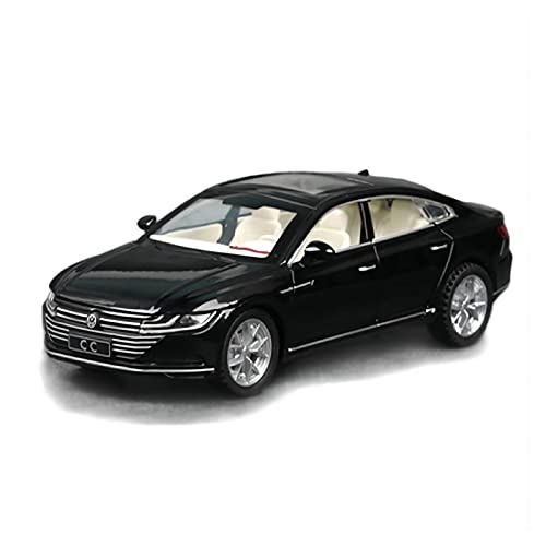 Für Volkswagen CC 1 32 Alu-Automodell 6 Offene Türen Mit Sound Light Pull Back Spielzeugfahrzeug Geschenk(Schwarz) von AQMUZE