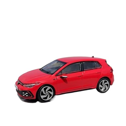 Für Volkswagen Golf R GTI MK8 1:64 Miniatur-Automodell Aus Druckgussmetall Sammlergeschenk(Red) von AQMUZE