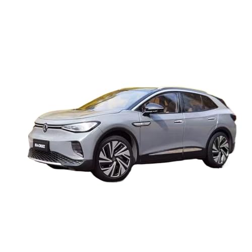 Für Volkswagen ID.4 Lighting Edition 1:18 Miniatur Simulation Auto Statische Modell Sammlerstück(Gray) von AQMUZE