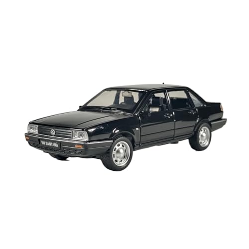 Für Volkswagen Santana 1:32 Metall Auto Modell Home Fashion Dekoration Geburtstag Geschenk(Black) von AQMUZE