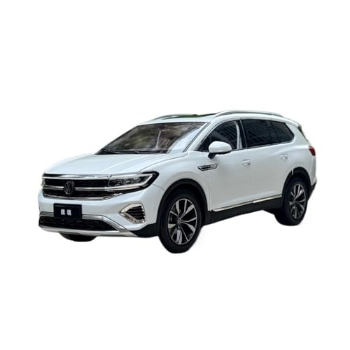 Für Volkswagen Teramont 1:18 Miniatur Simulation Auto Statische Modell Wohnkultur Display(White) von AQMUZE