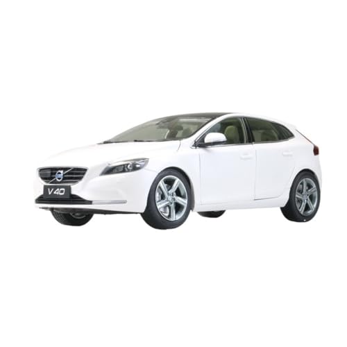 Für Volvo V40 1:18 Miniatur Simulation Auto Statische Modell Raum Dekoration Sammlung(White) von AQMUZE