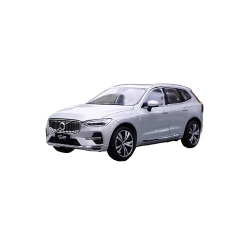 Für Volvo XC60 SUV 1/18 Druckgussmetall Neue Energie Offroad-Automodell Sound- Und Lichtgeschenke(Silver) von AQMUZE