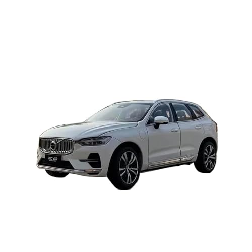 Für Volvo XC60 SUV 1/18 Druckgussmetall Neue Energie Offroad-Automodell Sound- Und Lichtgeschenke(White) von AQMUZE