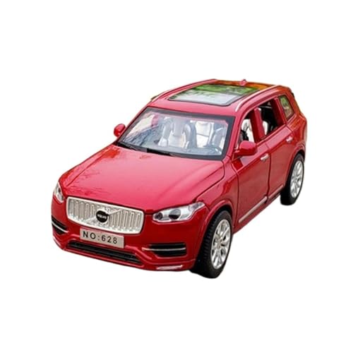 Für Volvos XC90 SUV 1/32 Druckgusslegierungsmodell Sound- Und Lichtsimulationssammlung Gedenkdisplay(Red) von AQMUZE