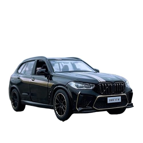Geeignet Für BMW X5 X5M SUV 1:32 Metall-Sportwagenmodell Druckguss Sound- Und Lichtsimulation Sammlergeschenk(Black) von AQMUZE