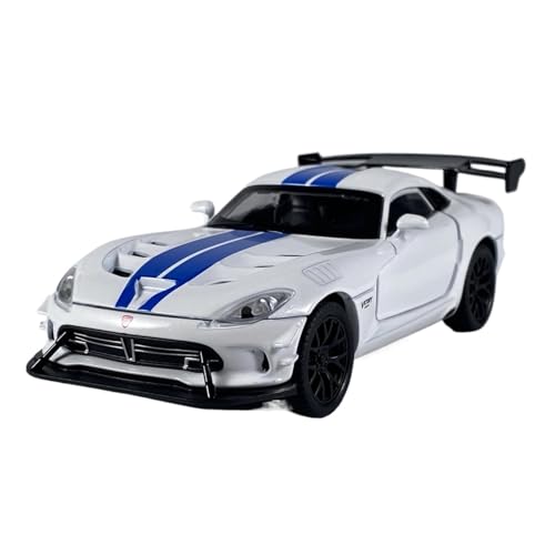 Geeignet Für Dodge Viper ACR 1:32 Legierungsmodell Statische Sammlung Hobby-Ornamente(White) von AQMUZE