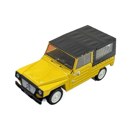 Gelber Geländewagen Für Citroen Jeep Modell 1/43 Nomco Pony IXO 1975 Legierung Ornamente Sammlung von AQMUZE