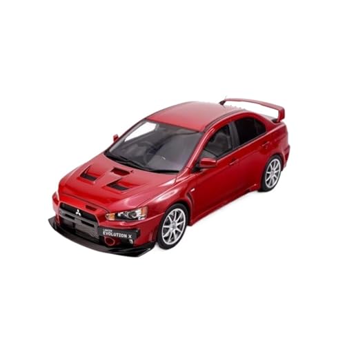 Harz 1:18 Maßstab Modellauto Passend Für Mitsubishi EVO X FQ 400 2012 Statisches Automodell Weihnachtsschmuck von AQMUZE