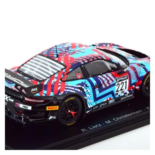 Harz Für Porsche Modell 911 GT3-R GPX Martini Test Auto 1/43 Spa 2022 Miniatur Rennwagen Sammlung Harz Für Porsche Modell 911 GT3-R GPX Martini Test Auto 1/43 Spa 2022 Miniatur Rennwagen Sammlung von AQMUZE