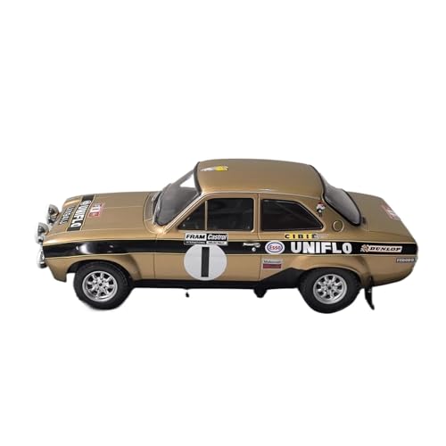 IXO 1/18 Für Ford Escort MK I RS 1600#1 1972 Diecast Racing Auto Modell Legierung Spielzeug Sammlung von AQMUZE
