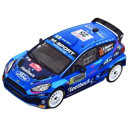 IXO 1:43 Für Ford Fiesta MK II Monte Carlo 2023 Monte Carlo Druckguss-Rennwagen-Finish von AQMUZE
