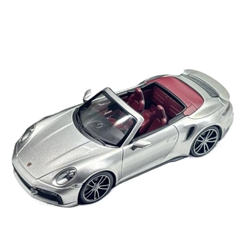 Legierung Für Porsche 911 992 Original Automodell 1/43 Turbo S GT Silber 2023 Kollektion von AQMUZE