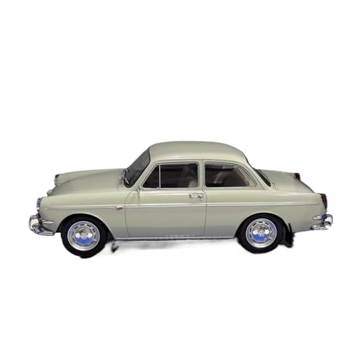 MCG 1/18 Für VW 1500 S GRAU Oldtimermodell Diecast Collection Static D4 von AQMUZE