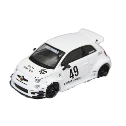 Mini GT Weiß 1:64 Sportwagenmodell Abarth 595LB Wide Body Passend Für Lamborghini(Multi-Colored) von AQMUZE