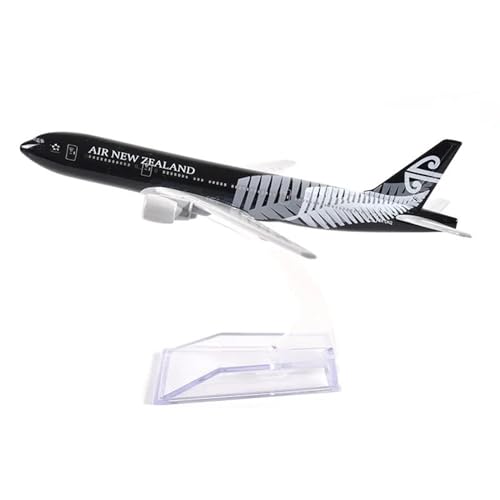 Miniaturmodelle Flugzeuge 16 cm Für Air New Zealand Boeing 747-Flugzeugmodell, Modellflugzeug Aus Druckgussmetall Im Maßstab 1 400, Sammlungsdisplay(B777) von AQMUZE