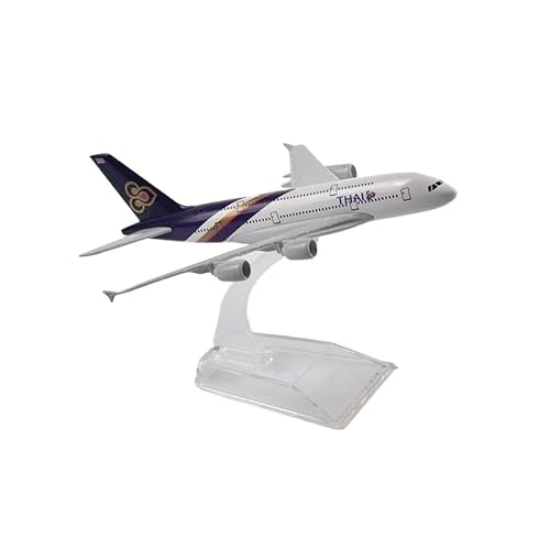 Miniaturmodelle Flugzeuge 16 cm Für Lufthansa Airbus A340 Airbus-Flugzeugmodell 1 400, Druckguss-Metallflugzeug, Statisches Modell, Ausstellungsgeschenk(513) von AQMUZE