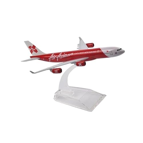 Miniaturmodelle Flugzeuge 16 cm Für Lufthansa Airbus A340 Airbus-Flugzeugmodell 1 400, Druckguss-Metallflugzeug, Statisches Modell, Ausstellungsgeschenk(524) von AQMUZE