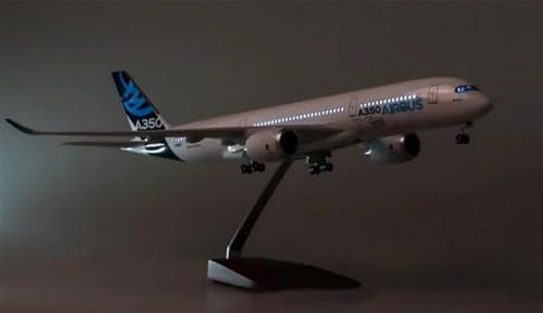 Miniaturmodelle Flugzeuge Druckgussmodell XWB-Prototyp Im Maßstab 1:142 Für EIN Airbus A350-Airline-Flugzeug Aus Kunstharz Mit Lichtern Und Rädern(with Light) von AQMUZE