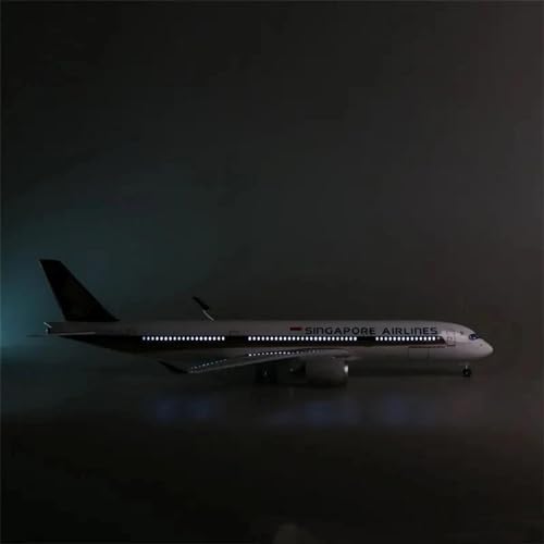 Miniaturmodelle Flugzeuge Flugzeugmodell Aus Druckgussharz Für Airbus A350/A380 Singapur-Flugzeuge Boeing B747 Modell Concorde-Serie Im Maßstab 1 160(A350 W Light) von AQMUZE