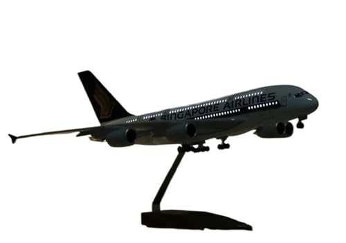 Miniaturmodelle Flugzeuge Flugzeugmodell Aus Druckgussharz Für Airbus A350/A380 Singapur-Flugzeuge Boeing B747 Modell Concorde-Serie Im Maßstab 1 160(A380 W Light) von AQMUZE