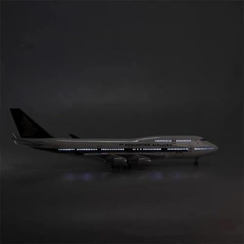 Miniaturmodelle Flugzeuge Flugzeugmodell Aus Druckgussharz Für Airbus A350/A380 Singapur-Flugzeuge Boeing B747 Modell Concorde-Serie Im Maßstab 1 160(B747 W Light) von AQMUZE