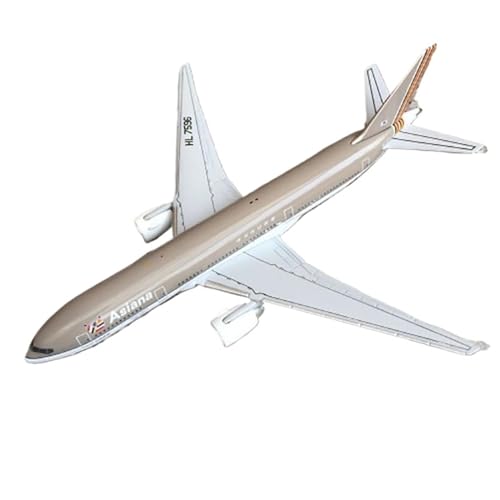 Miniaturmodelle Flugzeuge Maßstab 1 500 Für Das Modell B777-200 Der Fluggesellschaft Asiana HL7596 Aus Legierung, Mit Fahrwerks-Sammeldisplay von AQMUZE