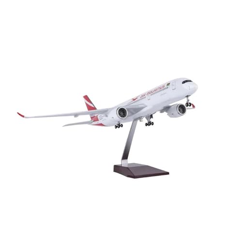 Miniaturmodelle Flugzeuge Maßstab 1:142 Für Mauritius A350 Flugzeugmodell Druckgussflugzeuge Miniaturflugzeug Statische Anzeige Flugzeugmodell(with Light) von AQMUZE