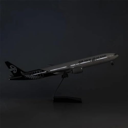 Miniaturmodelle Flugzeuge Maßstab 1:157 Für EIN Boeing 777-Druckgussmodell. Air New Zealand-Harzflugzeug, Leichtes Statisches Modellflugzeug(W Light) von AQMUZE