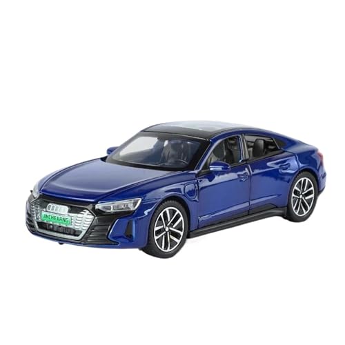 Passend Für Audi RS E-Tron GT Coupé 1:32 Metall-Sportwagenmodell Druckguss Sound- Und Lichtsimulation Sammlergeschenk(Blue) von AQMUZE