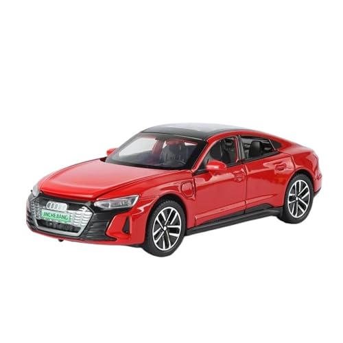 Passend Für Audi RS E-Tron GT Coupé 1:32 Metall-Sportwagenmodell Druckguss Sound- Und Lichtsimulation Sammlergeschenk(Red) von AQMUZE