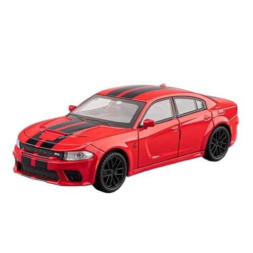 Passend Für Dodge Charger SRT Hellcat 1:32 Muscle-Car-Modell Aus Druckgusslegierung Mit Sound- Und Lichteffekten(Red) von AQMUZE