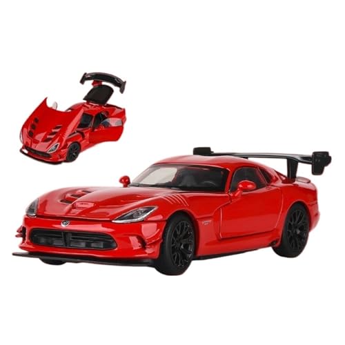 Passend Für Dodge Viper ACR SRT 1/32 Druckgussmodell Simulationssammlung Sound- Und Lichtdekoration(Red) von AQMUZE