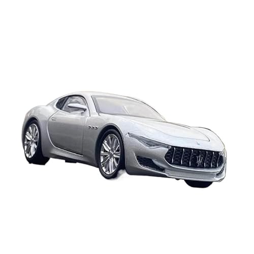 Passend Für Maserati Alfieri Coupé Automodell Aus Druckgusslegierung Im Maßstab 1:32 Mit Sound- Und Lichteffekten Zur Heimdekoration(Silver) von AQMUZE