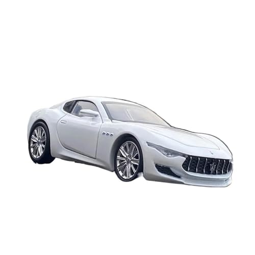 Passend Für Maserati Alfieri Coupé Automodell Aus Druckgusslegierung Im Maßstab 1:32 Mit Sound- Und Lichteffekten Zur Heimdekoration(White) von AQMUZE