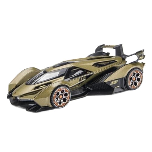 Passend Für Vision GT Gran Turismo V12 1:24 Metalldruckguss Sound- Und Lichtsimulation Sammlergeschenk(Green) von AQMUZE