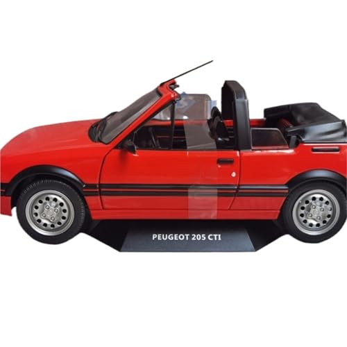 Solido 1/18 Für Peugeot 205 GTI 1989 Cabrio Automodell Druckguss Sammlerlegierung Spielzeug Rot P1 Solido 1/18 Für Peugeot 205 GTI 1989 Cabrio Automodell Druckguss Sammlerlegierung Spielzeug Rot P1 von AQMUZE