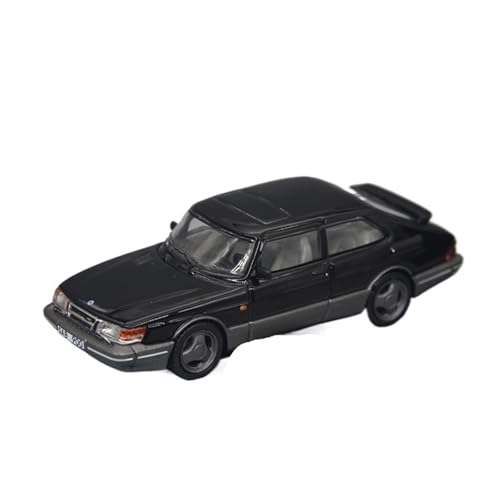 Tarmac Black 1:64 Tourenwagen Sportwagen Alu-Modell Für Saab 900 Turbo 4WD(Schwarz) von AQMUZE