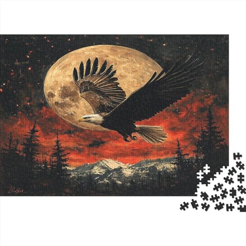 Adler Puzzle 1000 Teile Puzzle Für Erwachsene Und Kinder Ab 14 Jahren Puzzel 1000pcs (75x50cm) von AQOVARLUX