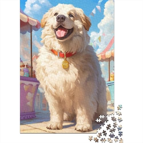 St. Bernard Puzzle 1000-teilige Schwer Puzzle Spielzeug Pädagogisches Spiel Impossible Herausforderung Spielzeug Für Erwachsene Und Kinder in Bewährter 1000pcs (75x50cm) von AQOVARLUX