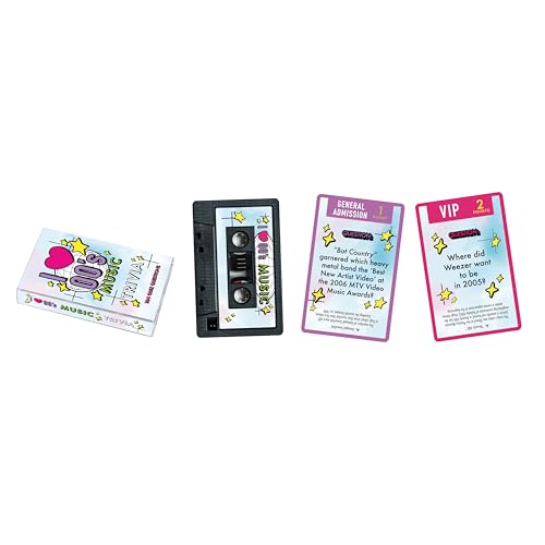AQUARIUS 00s Music Trivia Game - Great Family Fun - Officially Licensed for Fun - Trivia Card Game Merchandise & Collectibles AQUARIUS 00s Music Trivia Game - Great Family Fun - Officially Licensed for Fun - Trivia Card Game Merchandise & Collectibles von AQUARIUS